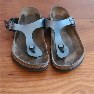 Blue Birkenstock’s